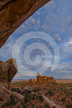 Turret Arch through North Window