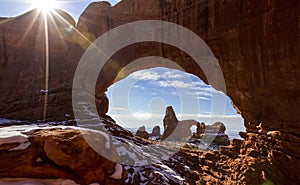 Turret Arch thru North Window