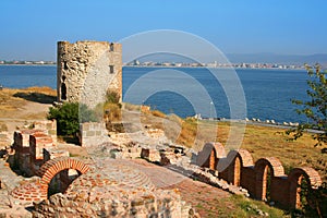 Turret on the beach