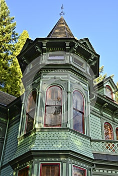 Turret Belonging to Old Victorian Home