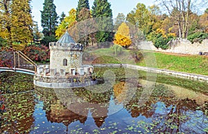 Turret in Bojnice, Slovakia, beauty filter