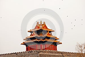 The turret of the Forbidden City