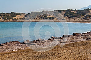 Turtle Beach Alagadi in the Mediterranean.