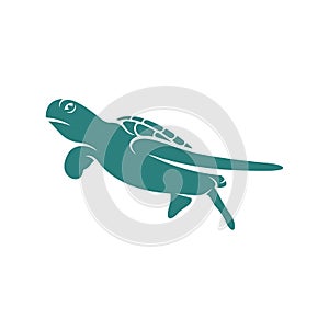 Turtle design vector illustration, Creative Turtle logo design concepts template, icon symbol
