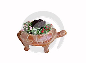 Turtle flower pot