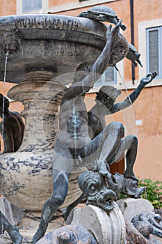 Turtle fountain in Rome
