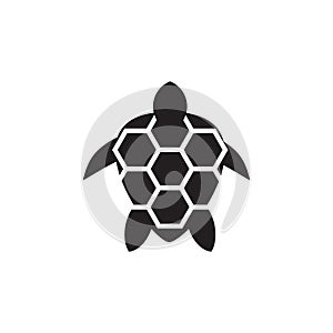Turtle logo icon design vector template