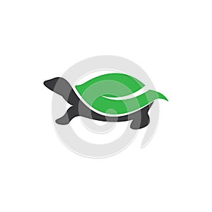 Turtle logo vector icon