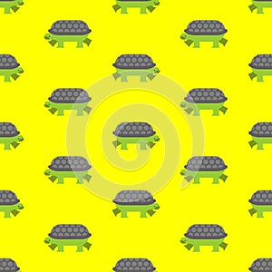 Turtle pattern seamless. tortoise background. reptile ornament