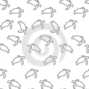 Turtle pattern seamless photo