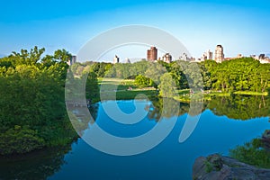 Turtle Pond in Central Park, New York City