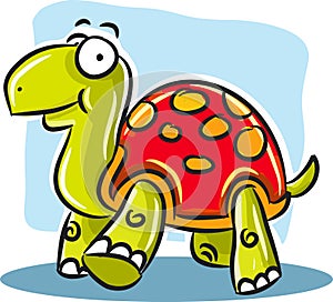 Turtle with Red Shell