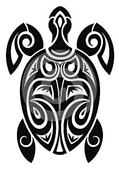 Turtle. Tattoo design