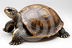 Turtle on a white background, for cutting and pasting.