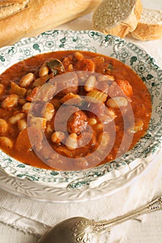 Tuscan Bean and Sausage Soup