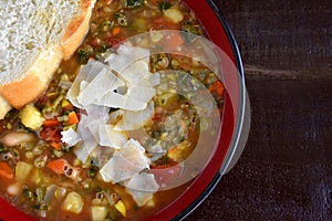 Tuscan Bean Soup with Vegetables photo