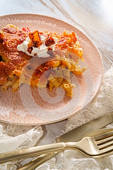 Tuscan Chicken Mac Cheese