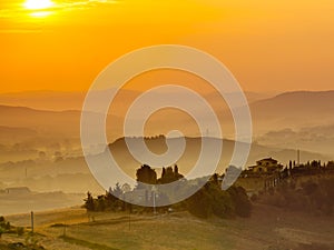 Tuscan Country Scenery