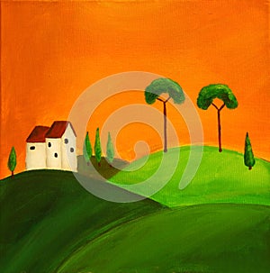 Tuscan landscape 1