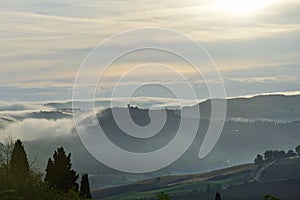 Tuscan landscape. Italy