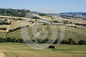 Tuscan landscape of the Sienese hills