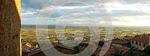 Tuscan Panorama at Sunset