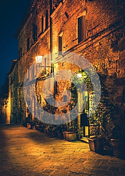 Tuscan restaurant in Pienza