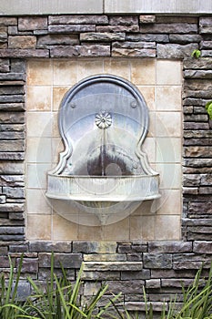 Tuscan Style Wall Water Fountain