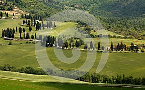 Tuscan winding roads
