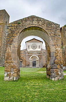 Tuscania church arc - Viterbo - travel italy