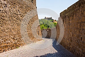 Tuscania, Viterbo, Italy: the ancient wall