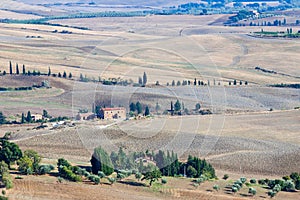 Tuscany autumn landscape