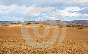 Tuscany Country Landscape Val d`Orcia Italy