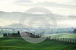 Tuscany countryside panorama, Italy