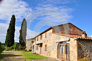 Tuscany farmhouse siena Italy