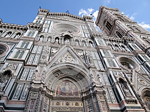 Tuscany, Florence, decoration of the Cathedral of Santa Maria photo
