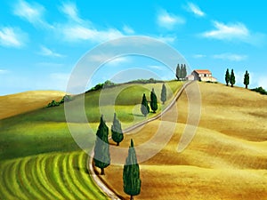 Tuscany landscape