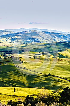 Tuscany landscape near Pienza