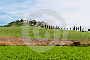 Tuscany landscape near Siena