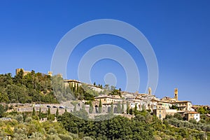 Tuscany`s most famous town Montalcino, Italy