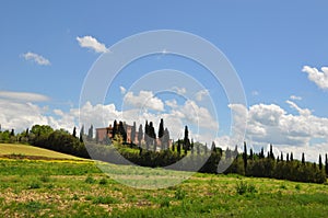 Tuscany summer villa photo