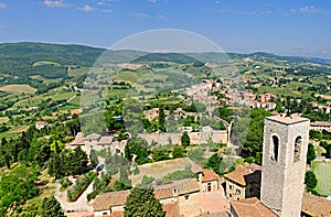 Tuscany from the Torre Grosso photo