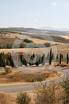 Tuscany. Val d`Orcia Valley