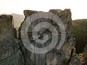 Tustan fortress - archeological and natural monument of national significance in Urych