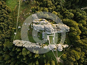 Tustan fortress - archeological and natural monument of national significance in Urych