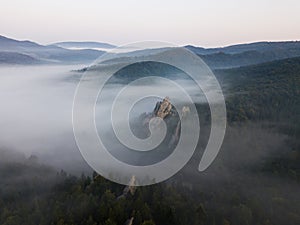 Tustan fortress - archeological and natural monument of national significance in Urych