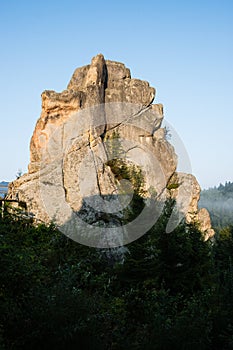 Tustan fortress - archeological and natural monument of national significance in Urych