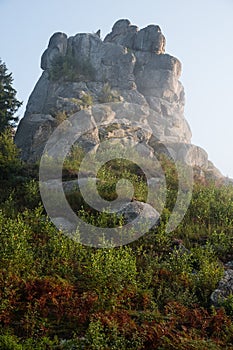 Tustan fortress - archeological and natural monument of national significance in Urych