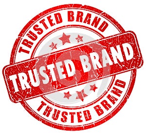 Tusted brand stamp