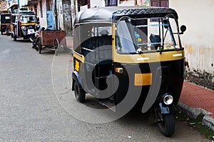 Tut-tuk - Auto rickshaw taxi in India